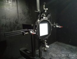 完成した照明を導いた