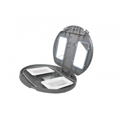 駅は街路灯を導きました